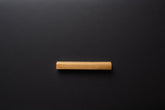 Oak finger pull in mid century style frontal view
